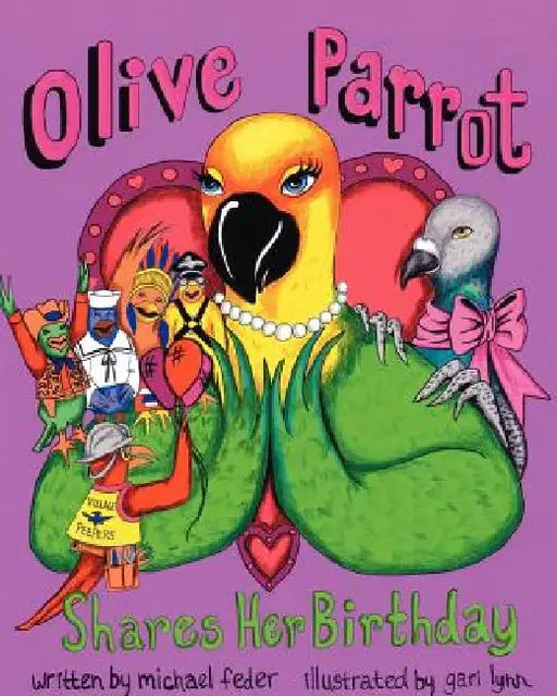 Olive Parrot Shares her Birthday by Michael Feder