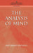 The Analysis of Mind by Bertrand Russell