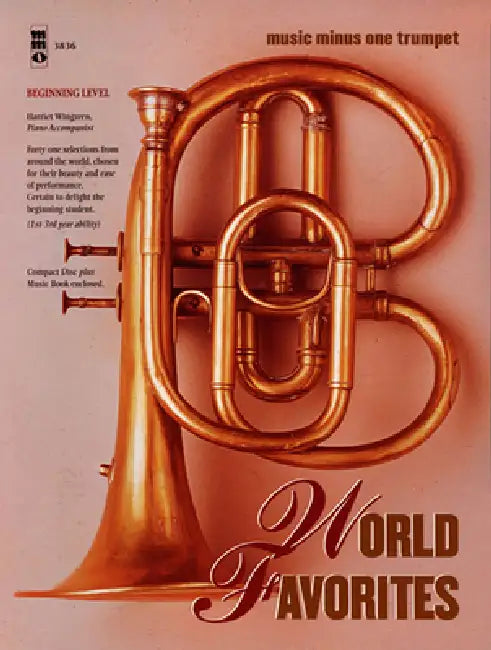 World Favorites - Beginning Level: Music Minus One Trumpet by Hal Leonard Corp