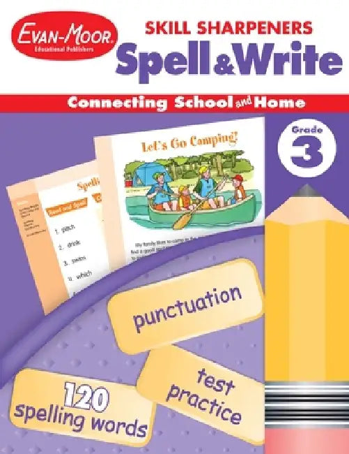 Skill Sharpeners Spell & Write Grade 3 by Evan-Moor Educational Publishers