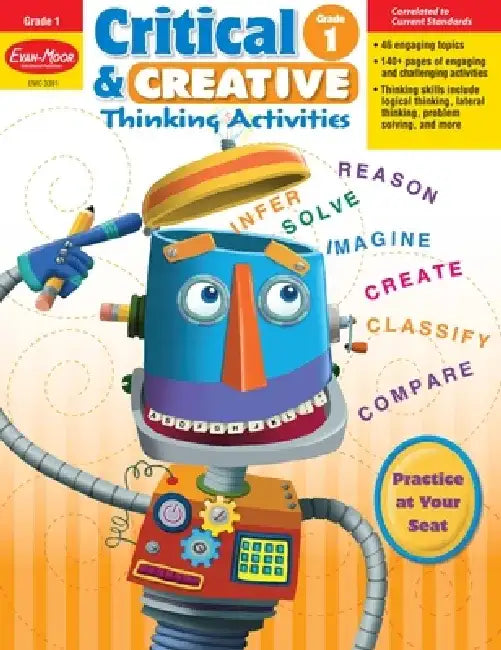 Critical & Creative Thinking ACT Grade 1 by Evan-Moor Educational Publishers