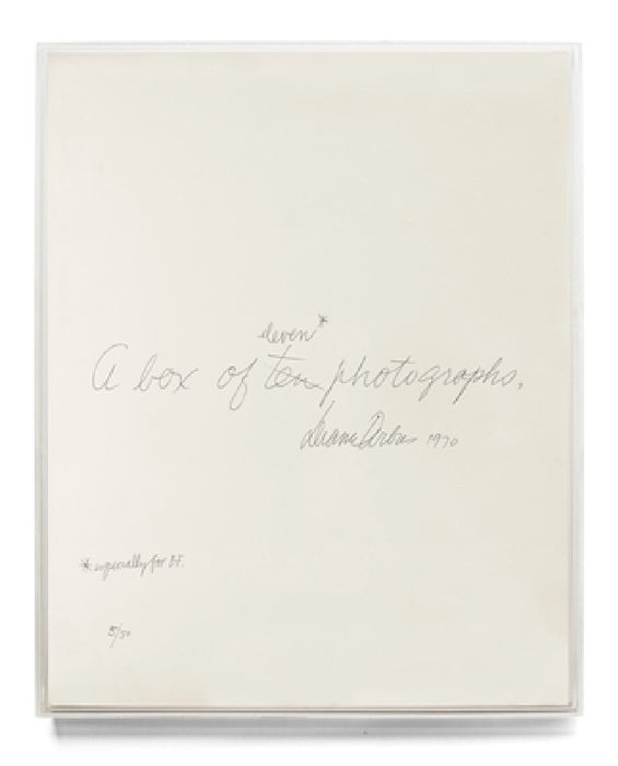 Diane Arbus: A Box of Ten Photographs by Diane Arbus, John P. Jacob