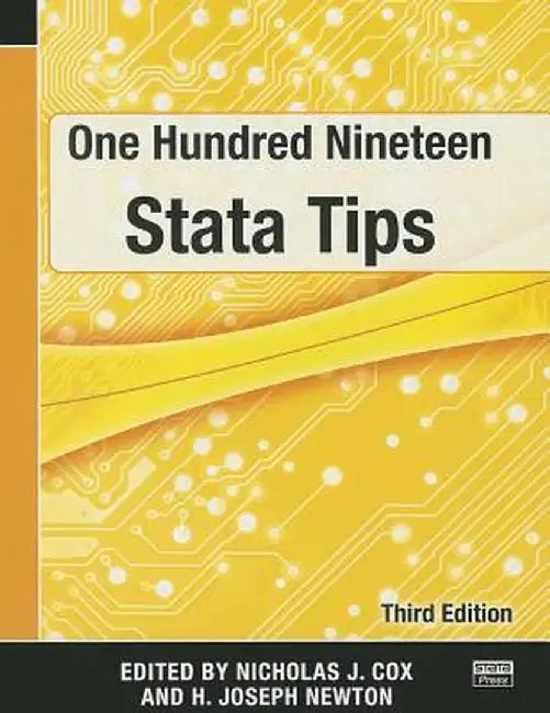 One Hundred Nineteen Stata Tips by Nicholas J. Cox