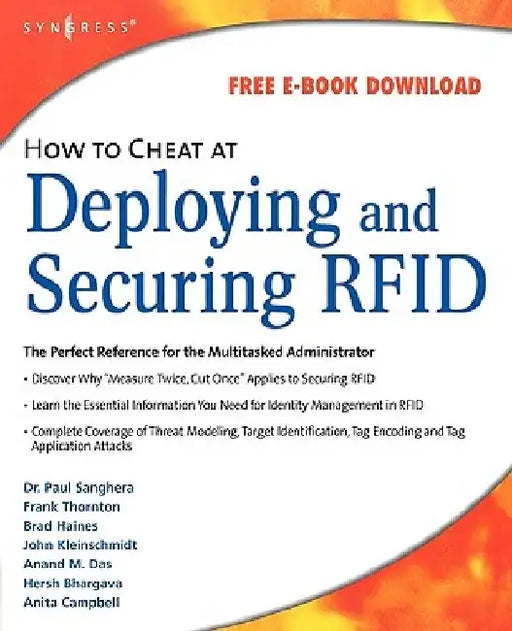 How to Cheat at Deploying and Securing RFID by Frank Thornton