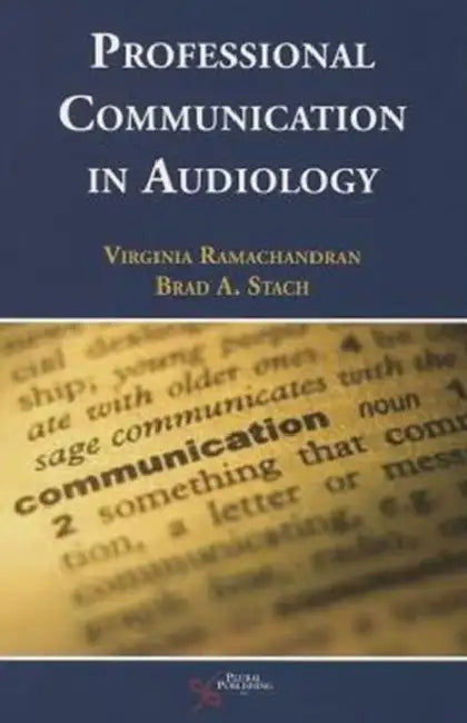 Professional Communication in Audiology by Virginia Ramanchandran, Virginia Ramachandran