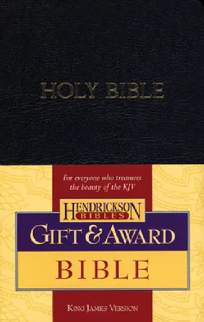 Gift & Award Bible-KJV by Hendrickson Publishers