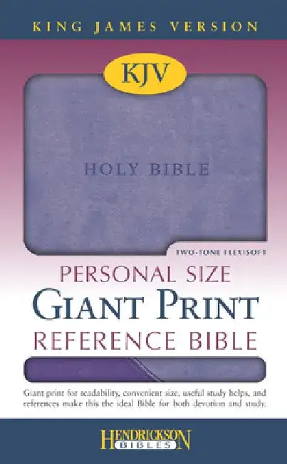 Personal Size Giant Print Reference Bible-KJV by Hendrickson Publishers