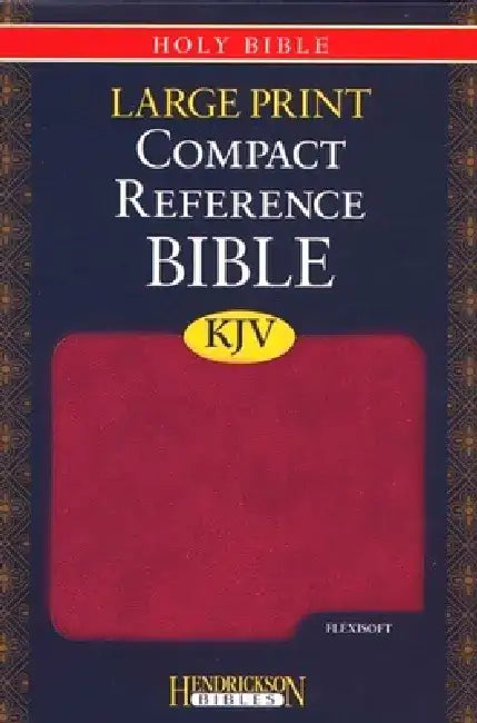 Large Print Compact Reference Bible-KJV by Hendrickson Publishers
