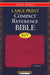 Large Print Compact Reference Bible-KJV by Hendrickson Publishers