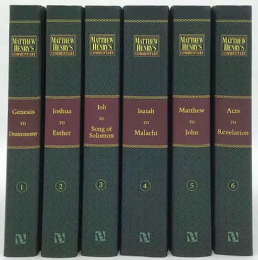 Matthew Henry's Commentary on the Whole Bible: Complete and Unabridged in 6 Volumes by Henry Matthew