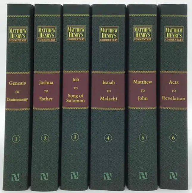 Matthew Henry's Commentary on the Whole Bible: Complete and Unabridged in 6 Volumes by Henry Matthew