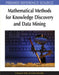Mathematical Methods for Knowledge Discovery and Data Mining by Giovanni Felici, Carlo Vercellis