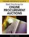 Best Practices for Online Procurement Auctions by Diane H. Parente