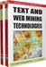 Handbook of Research on Text and Web Mining Technologies by Song