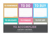 Knock Knock to Accomplish Sticky Note Packet by No Author