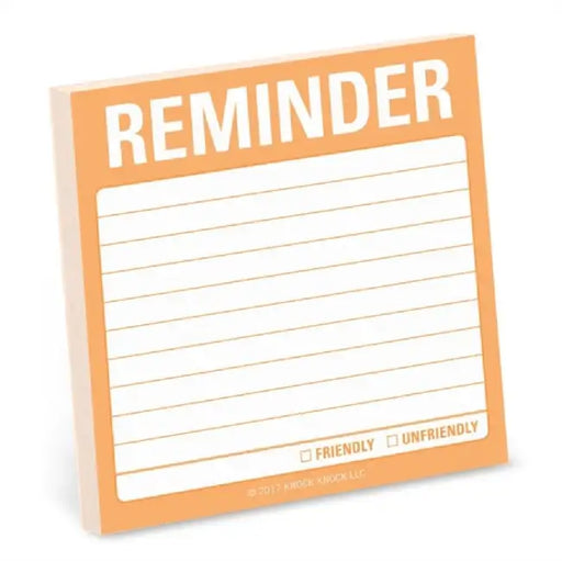 Knock Knock Reminder Sticky Notes