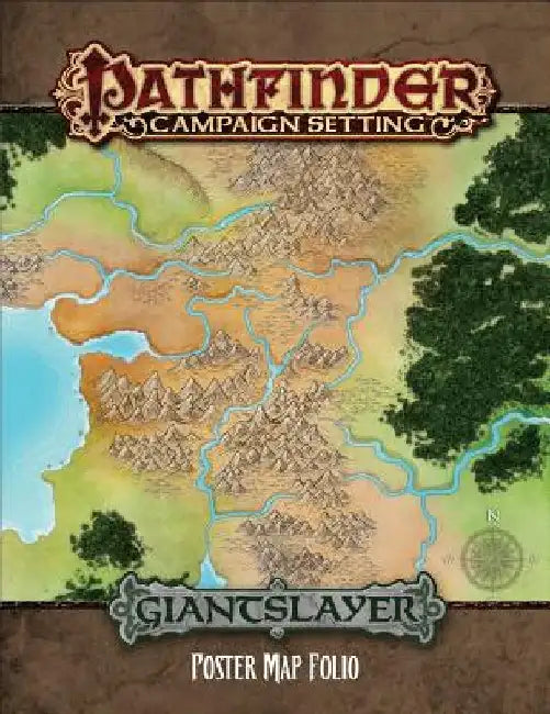 Pathfinder Campaign Setting: Giantslayer Poster Map Folio by Paizo Staff