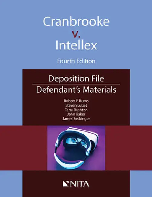 Cranbrooke v. Intellex: Defendant's Materials by Robert P. Burns
