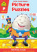 School Zone Picture Puzzles Workbook with Stickers by School Zone