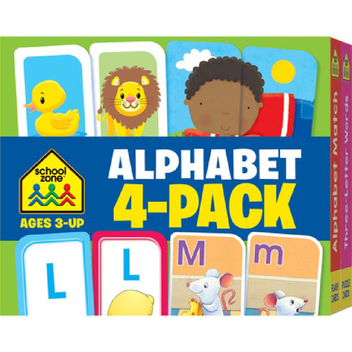 Alphabet Flash Card 4-Pack  by School Zone