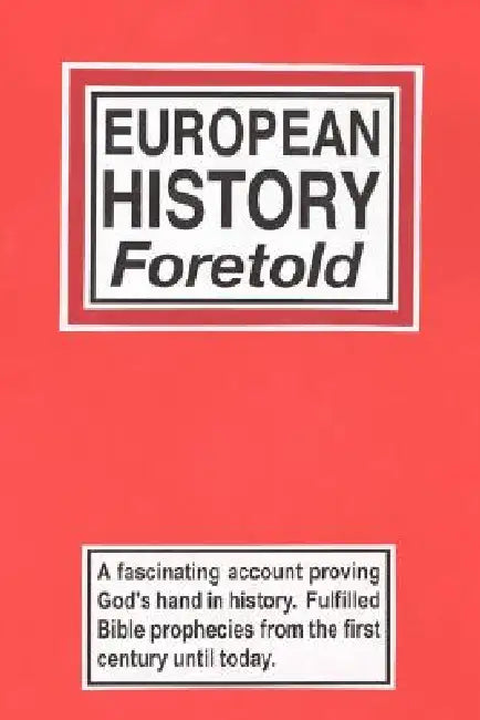 European History Foretold by Harold Hemenway