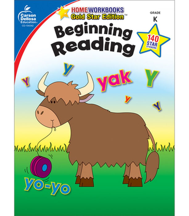 Beginning Reading, Grade K by Carson-Dellosa Publishing