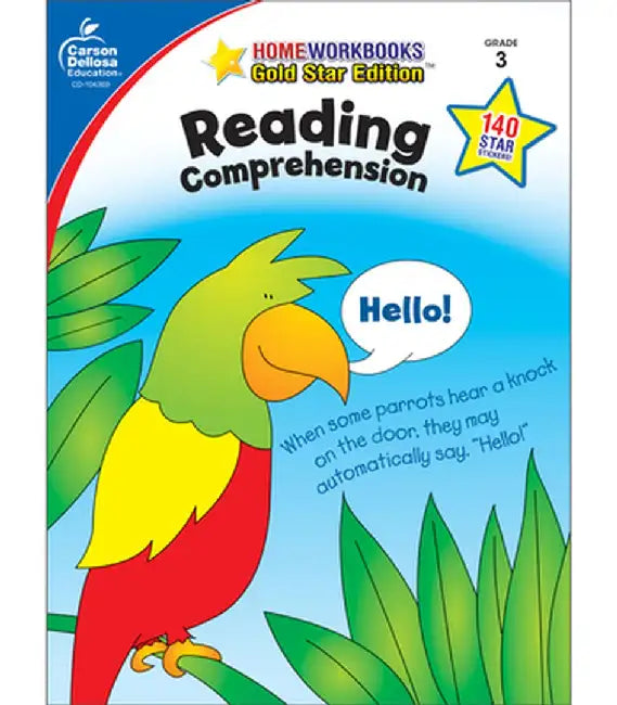 Reading Comprehension Grade 3 by Carson-Dellosa Publishing