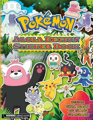 Pokemon Alola Region Sticker Book by The Pokemon Company International