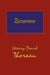 Thoreau's Excursions with a Biographical 'Sketch' by Ralph Waldo Emerson (Hard Cover with Dust Jacket) by Henry David Thoreau