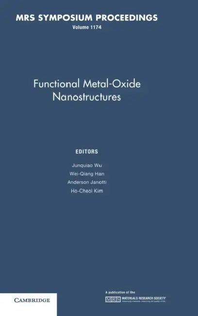 Functional Metal-Oxide Nanostructures by Junqiao Wu