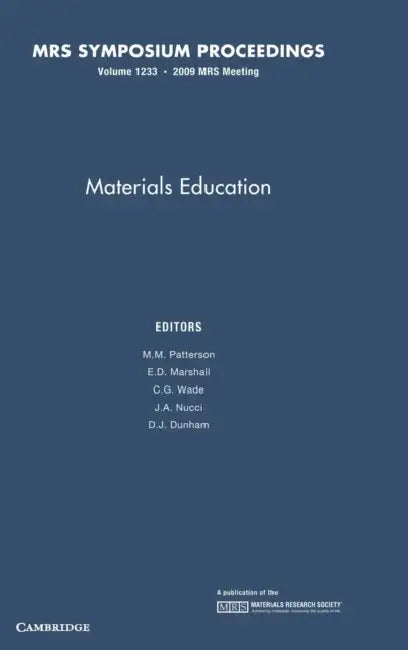 Materials Education by M. M. Patterson