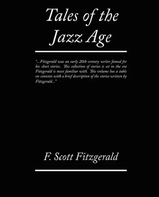 Tales of the Jazz Age by F. Scott Fitzgerald