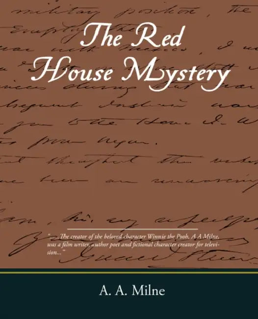 The Red House Mystery by A. A. Milne