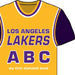 Los Angeles Lakers ABC by Brad Epstein