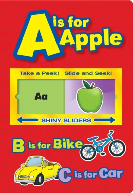 A is for Apple Shiny Sliders by 7. Cats Press