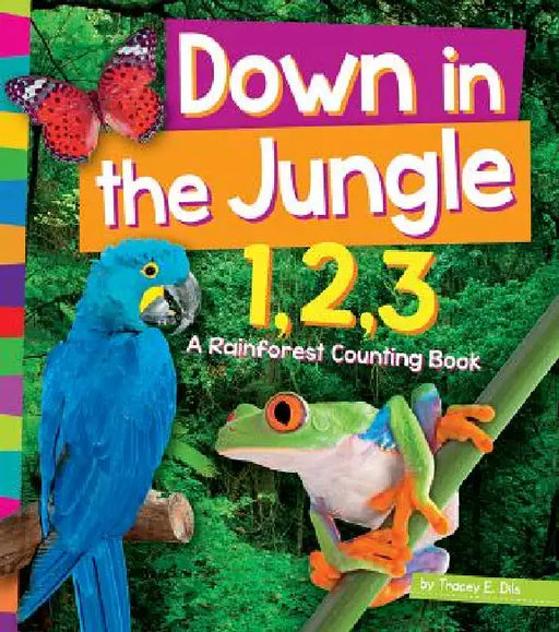 Down in the Jungle 1, 2, 3: A Rain Forest Counting Book by Tracey E. Dils