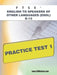 Ftce English to Speakers of Other Languages (ESOL) K-12 Practice Test 1 by Sharon A. Wynne