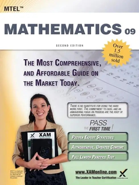 Mtel Mathematics 09 Teacher Certification Study Guide Test Prep by Sharon A. Wynne