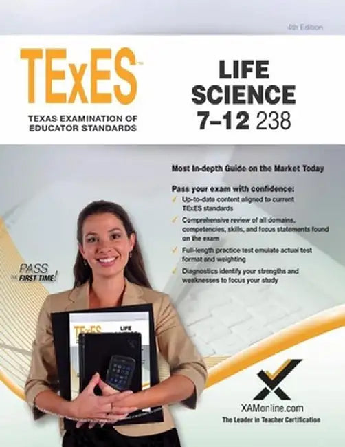 Texes Life Science 7-12 238 Teacher Certification Study Guide Test Prep by Sharon A. Wynne
