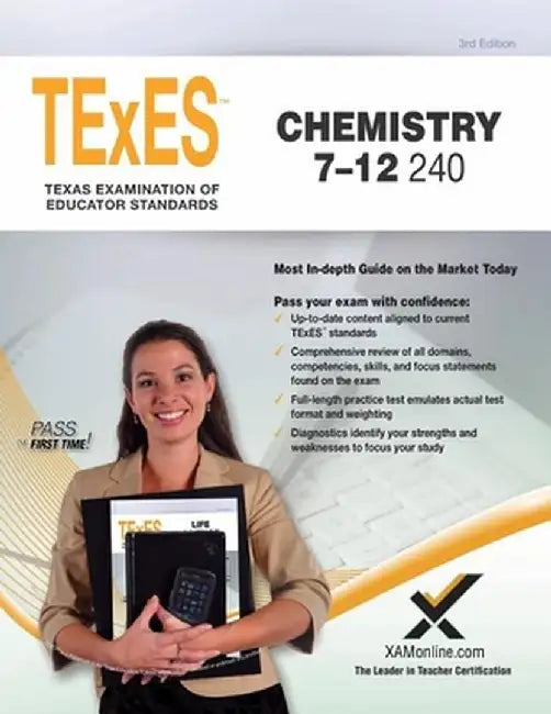 Texes Chemistry 7-12 240 Teacher Certification Study Guide Test Prep by Sharon A. Wynne