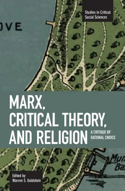 Marx, Critical Theory, and Religion: A Critique of Rational Choice by Warren S. Goldstein