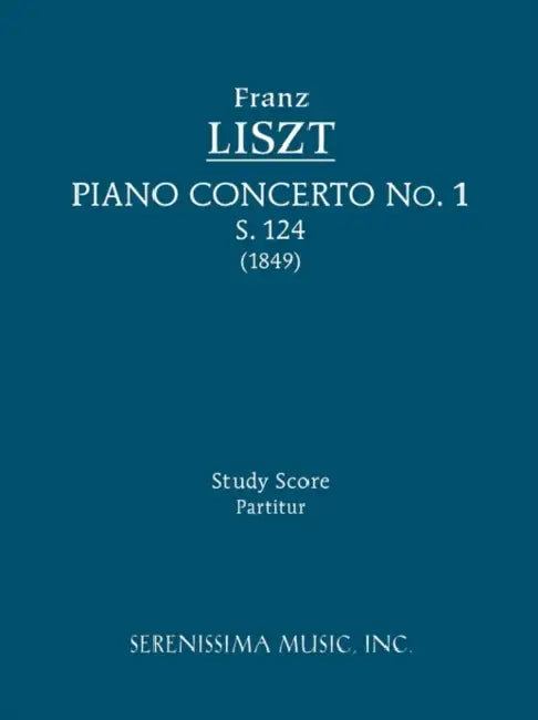Piano Concerto No.1, S.124: Study score by Franz Liszt, Bernhard Stavenhagen