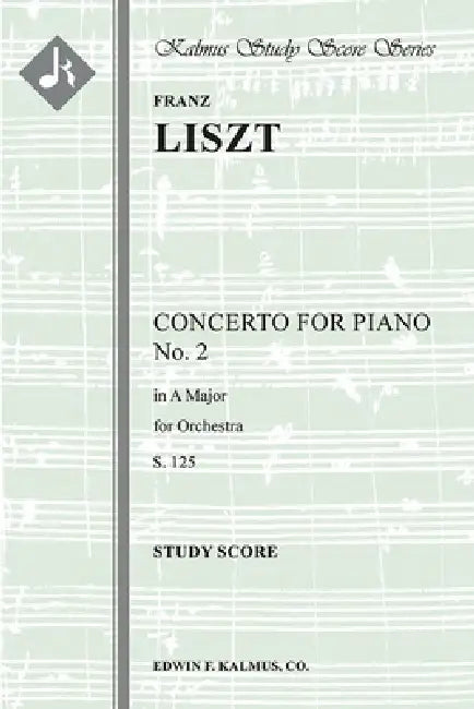 Piano Concerto No.2, S.125: Study score by Franz Liszt, Bernhard Stavenhagen