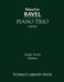 Piano Trio: Study score by Maurice Ravel