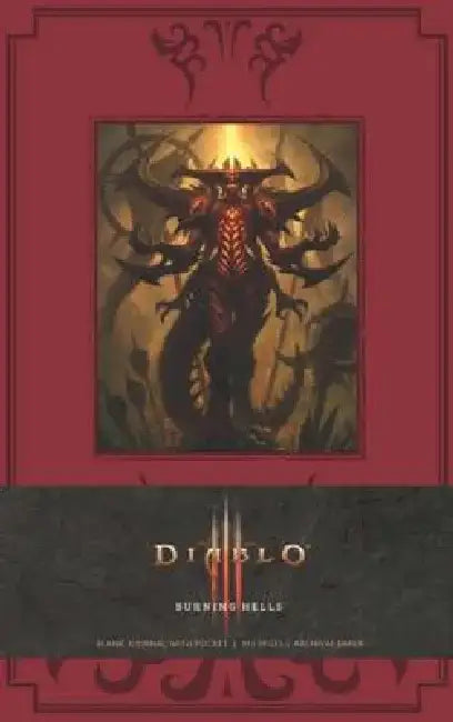 Diablo Burning Hells Hardcover Blank Journal by Blizzard Entertainment