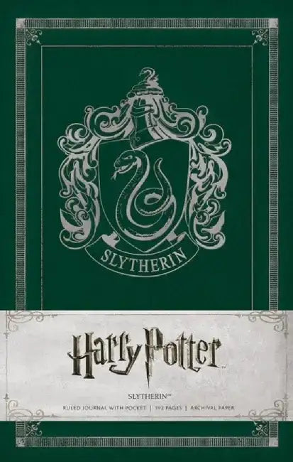 Harry Potter Slytherin Hardcover Ruled Journal by Warner Bros Consumer Products Inc