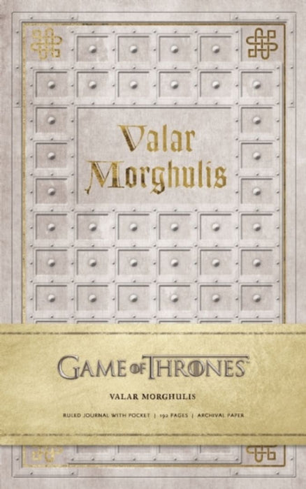 Game of Thrones: Valar Morghulis Hardcover Ruled Journal by Hbo