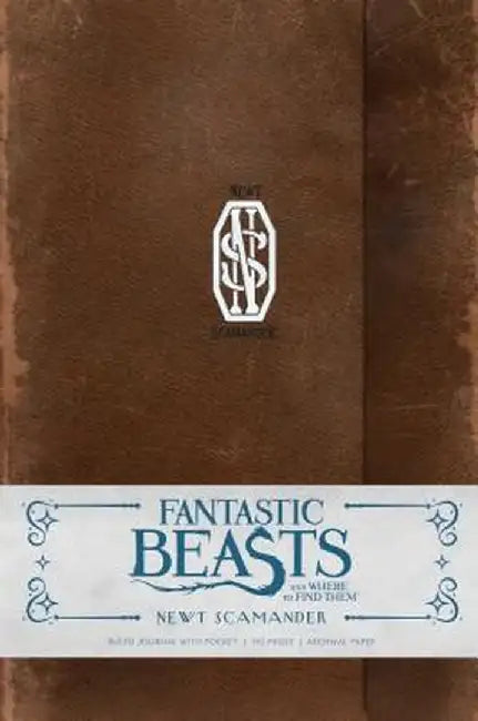Fantastic Beasts and Where to Find Them: Newt Scamander Hardcover Ruled Journal by Insight Editions