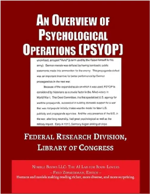 Analysis of Psychological Operations (PSYOP) by Library of Congress