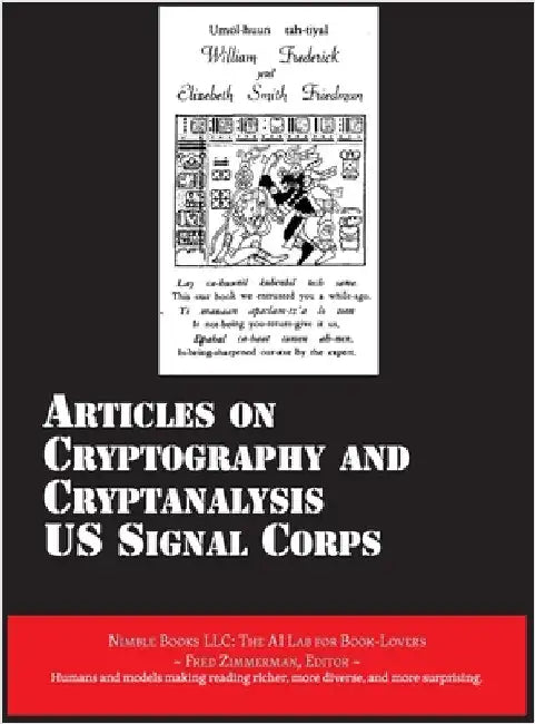 Articles on Cryptography and Cryptanalysis by Us Signal Corps